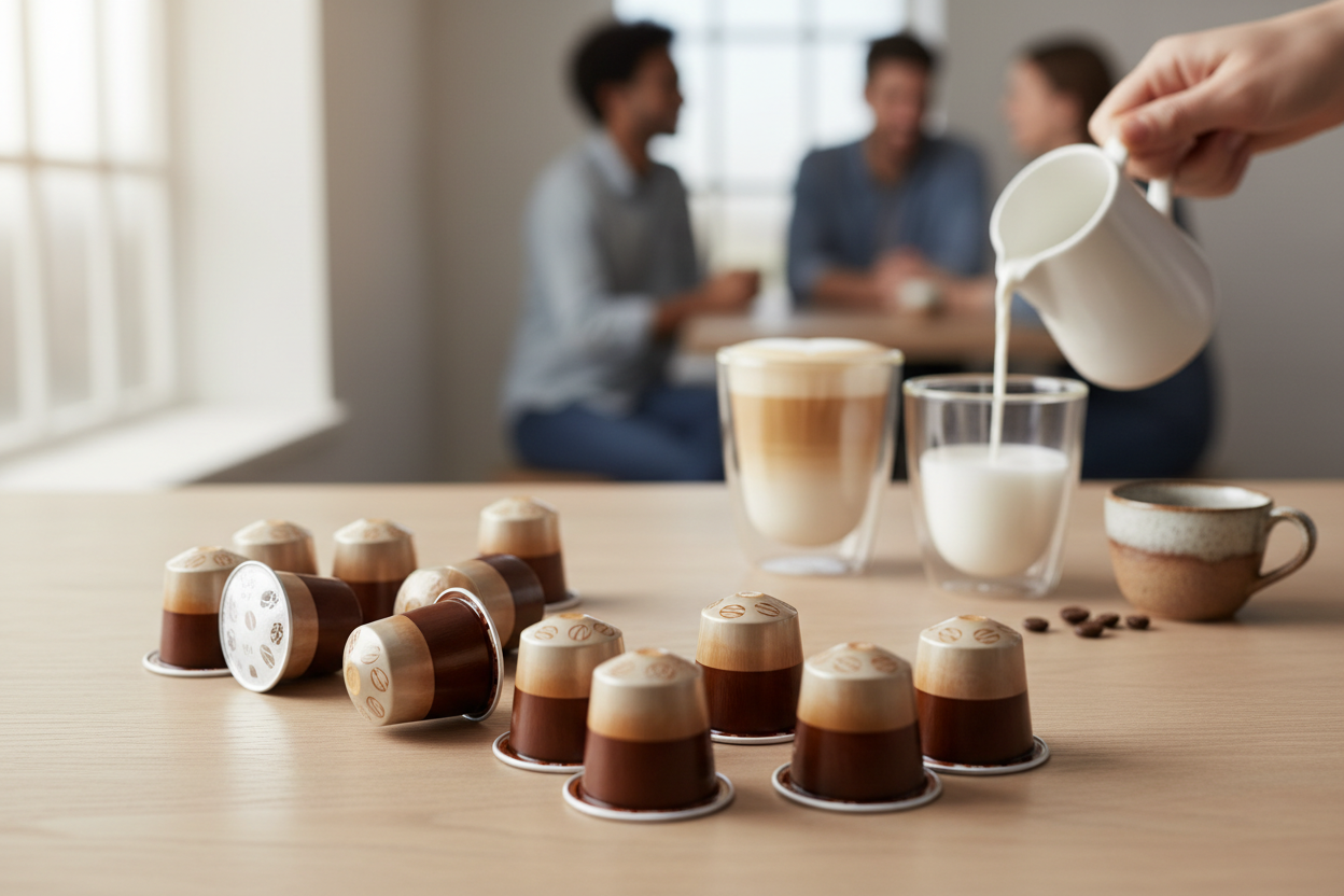 capsules suitable for latte