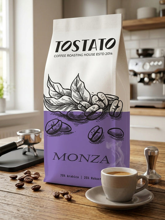 TOSTATO Monza - בלנד 75% ערביקה 25% רובוסטה